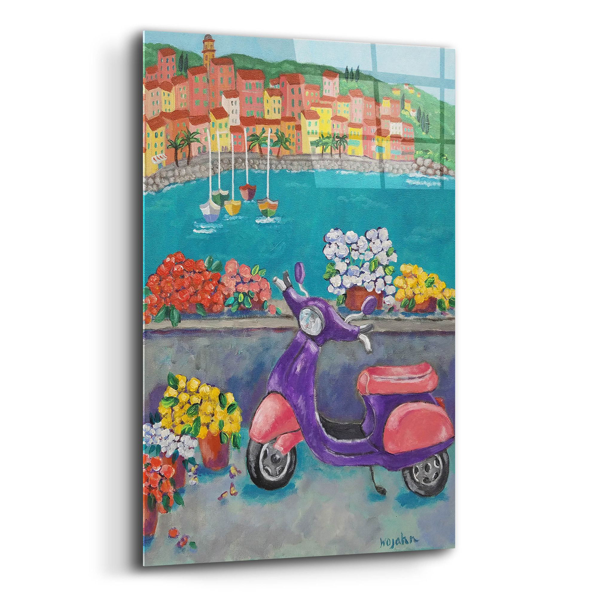 Red Barrel Studio® 'Vroom With A View' By Holly Wojhan, Acrylic Glass